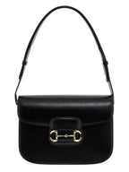 Black Leather Horsebit 1955 Shoulder Bag