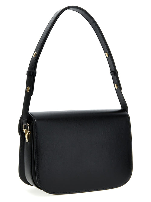 Black Leather Horsebit 1955 Shoulder Bag