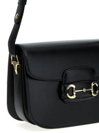 Black Leather Horsebit 1955 Shoulder Bag
