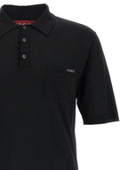 Black 100% Wool Polo Shirt
