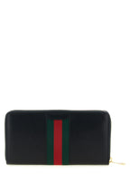 Calfskin Horsebit Web Cardholder