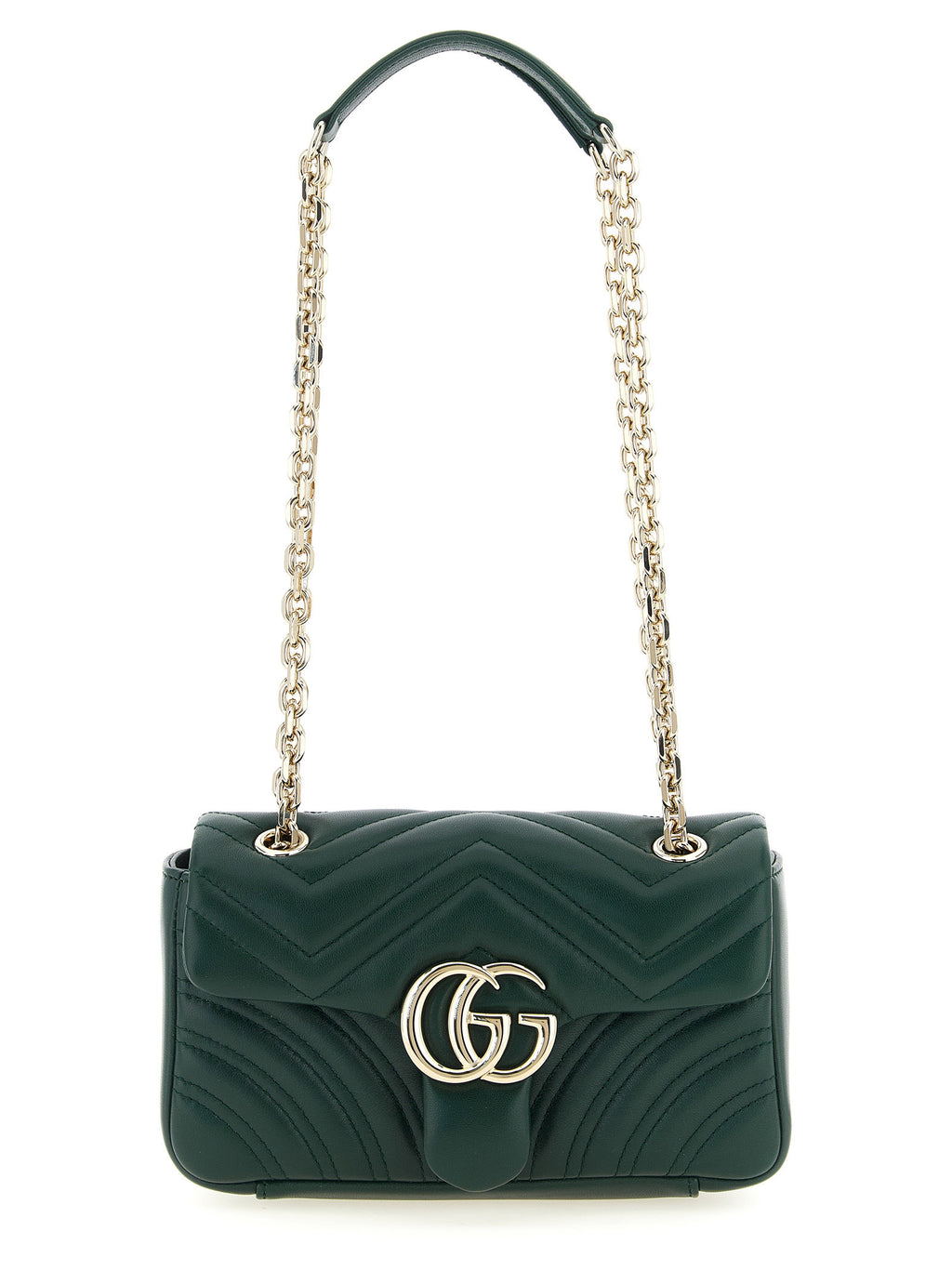 Lamb Leather GG Marmont Small Shoulder Bag