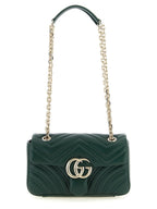 Lamb Leather GG Marmont Small Shoulder Bag