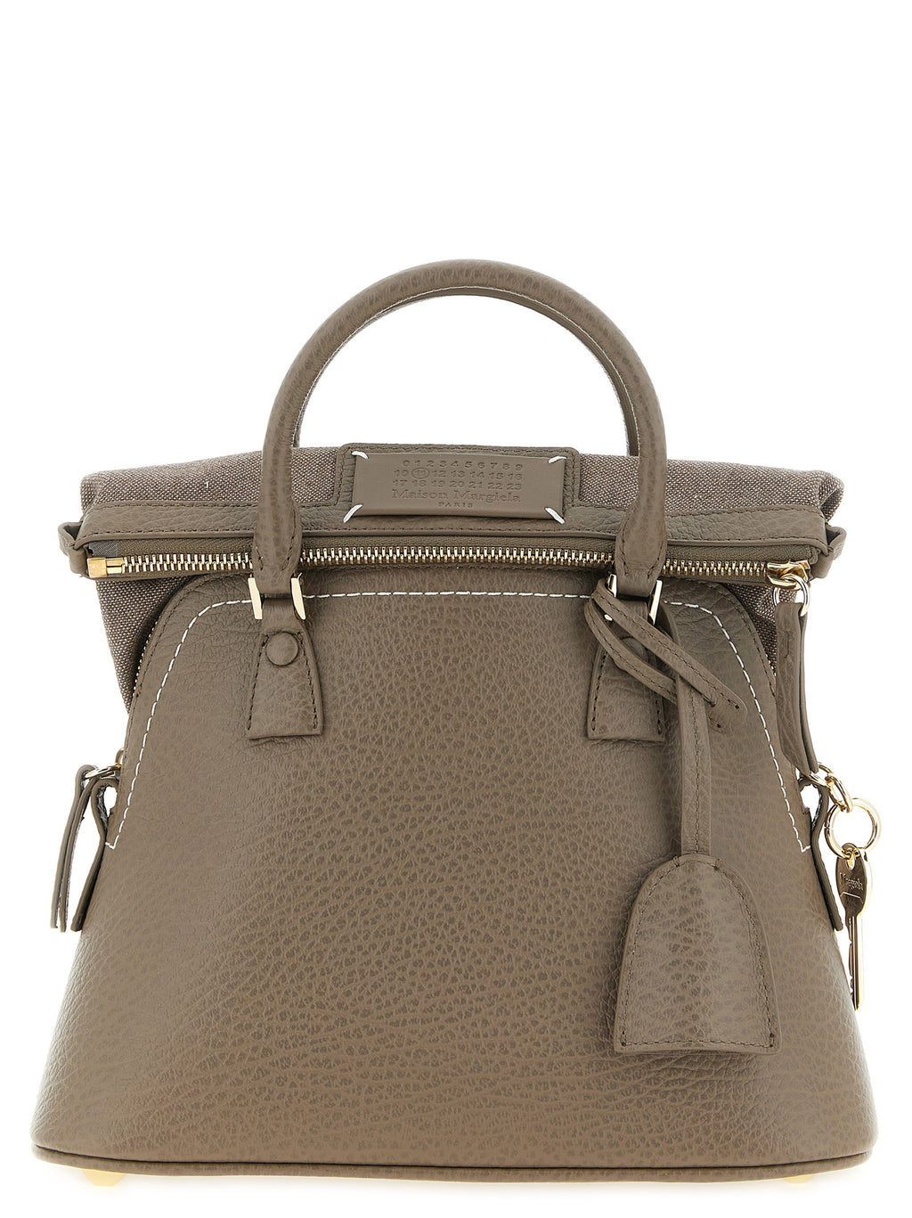 Gray Calfskin 5AC Classique Mini Shoulder Bag