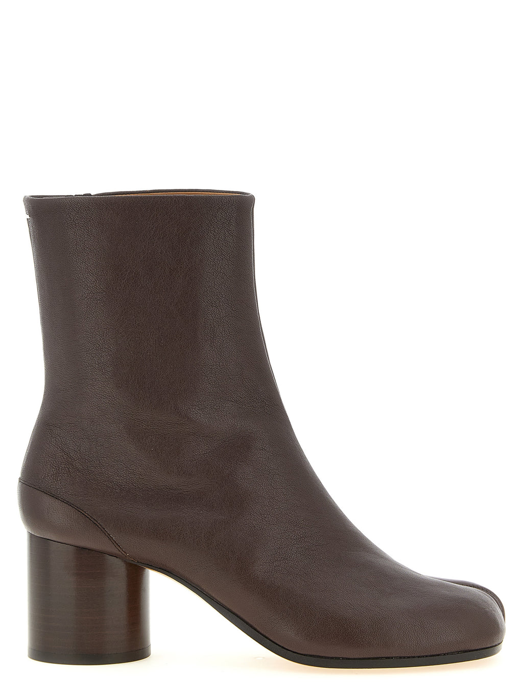 Lamb Leather Tabi Ankle Boots