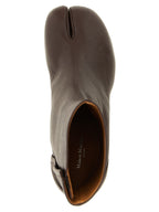 Lamb Leather Tabi Ankle Boots
