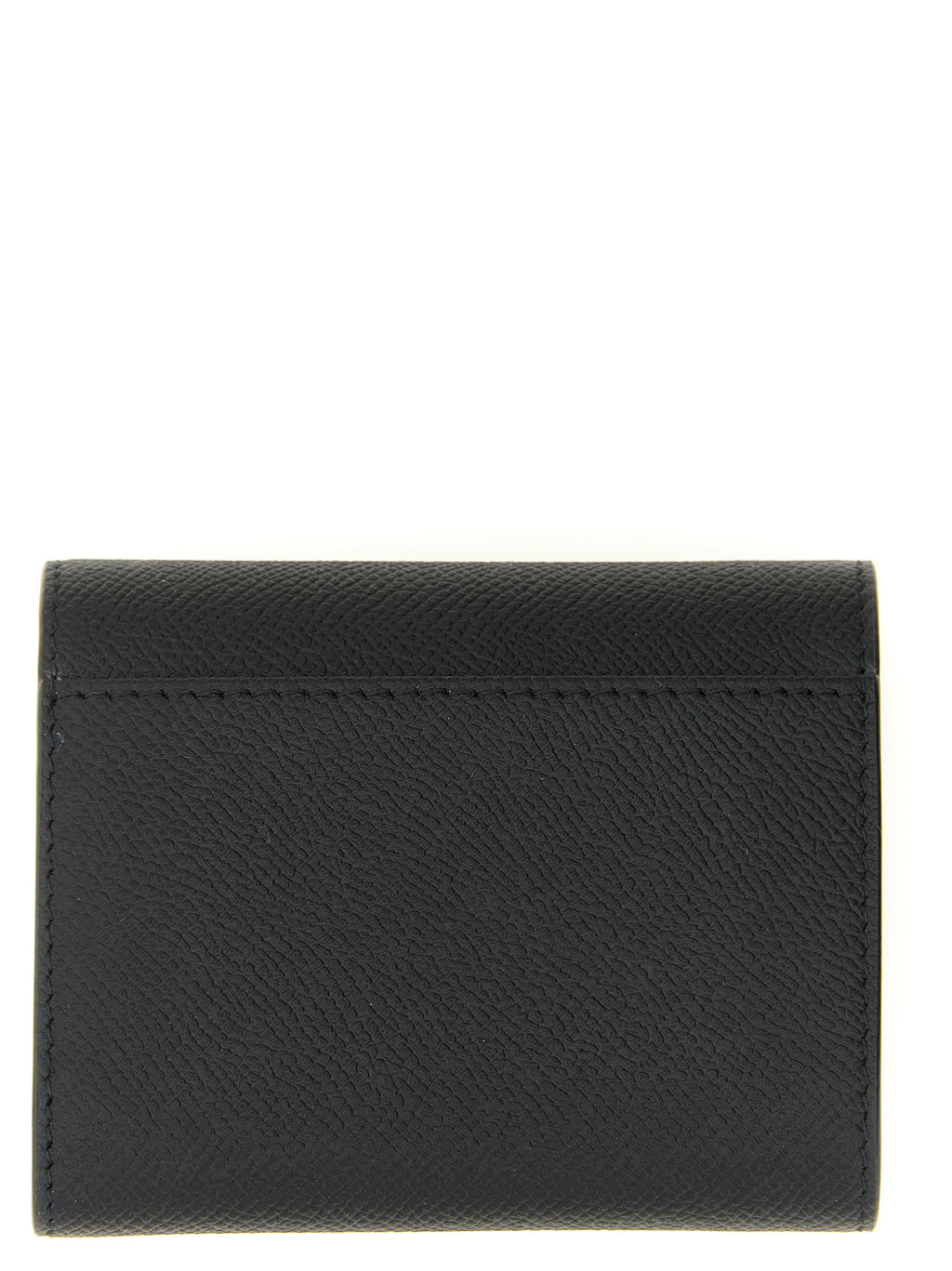 Compact Calfskin Tri-Fold Wallet