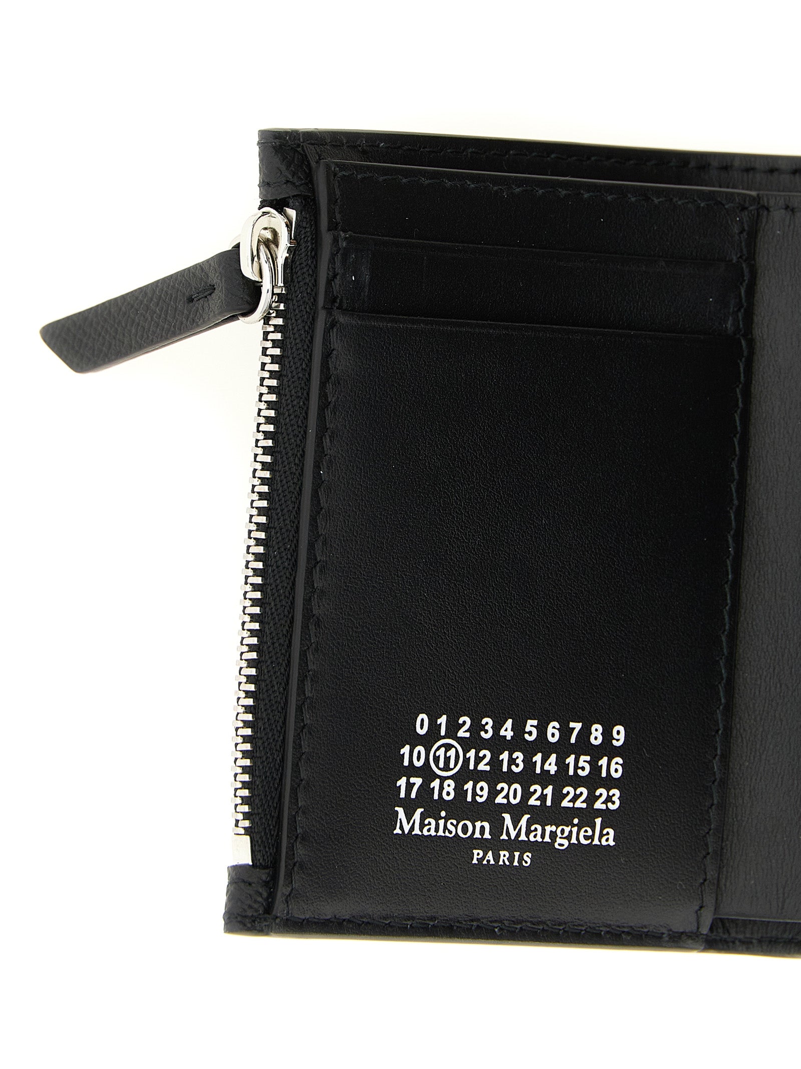 Compact Calfskin Tri-Fold Wallet