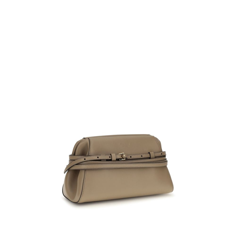 Goatskin Belt-Detail Clutch