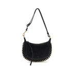 Oskan Moon Black Calf Leather Shoulder Bag