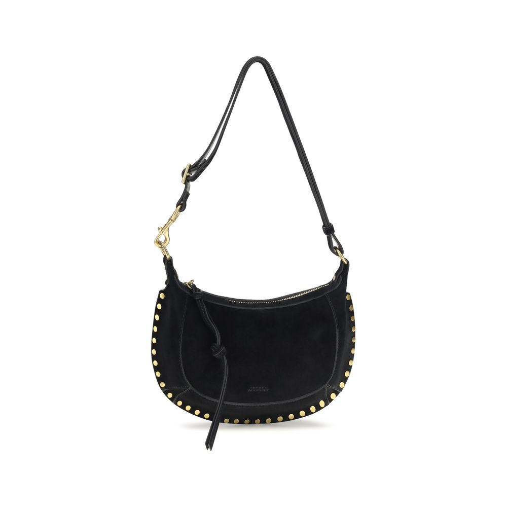 Oskan Moon Black Calf Leather Shoulder Bag