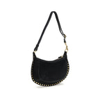 Oskan Moon Black Calf Leather Shoulder Bag
