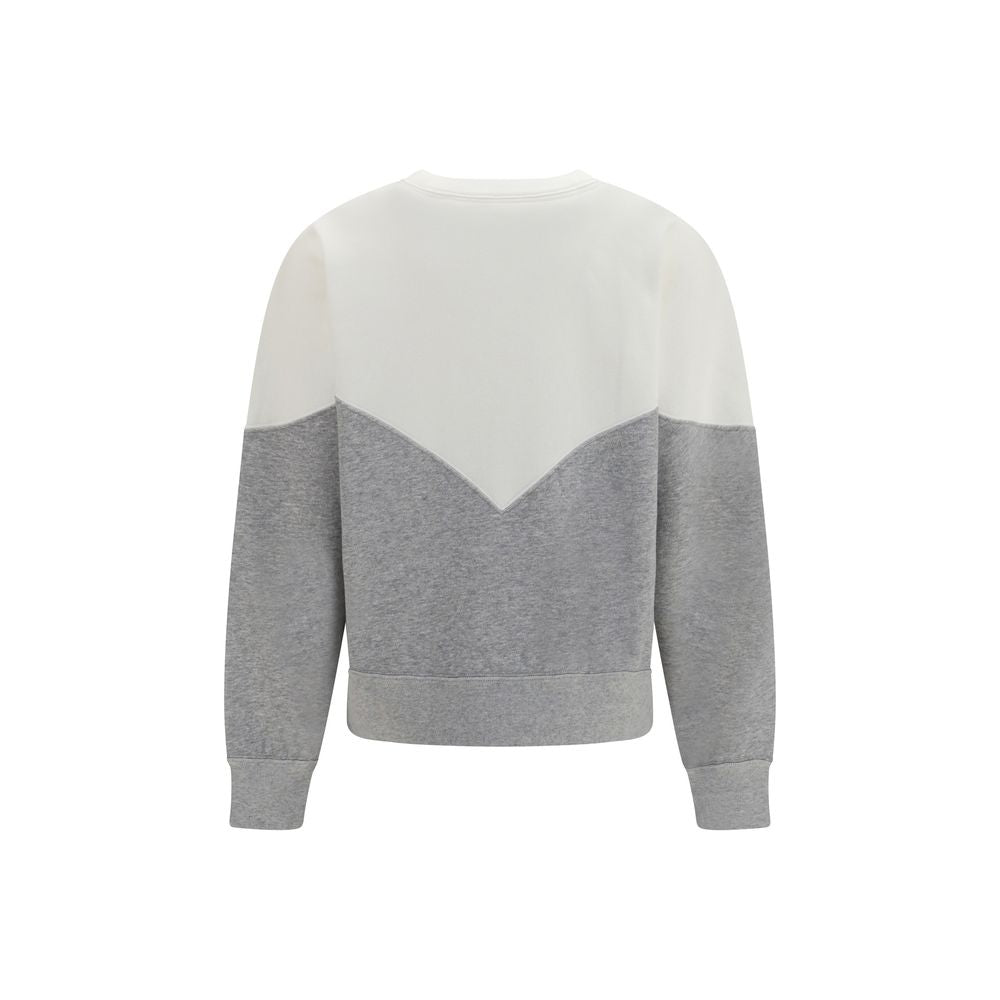Gray Cotton Crew Neck Sweatshirt