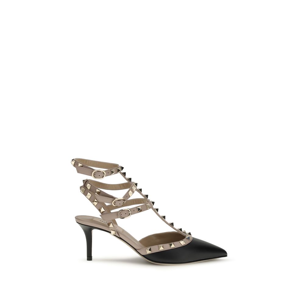 Calfskin Rockstud Pumps