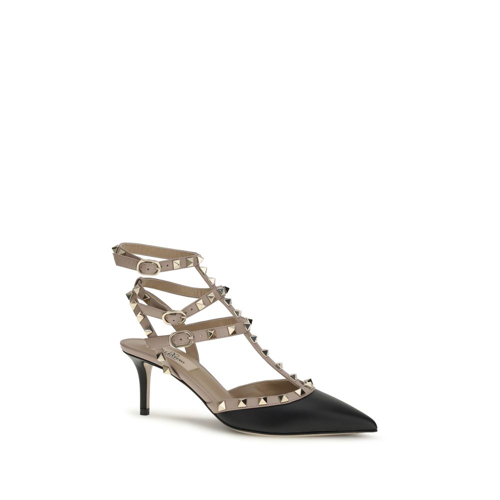 Calfskin Rockstud Pumps