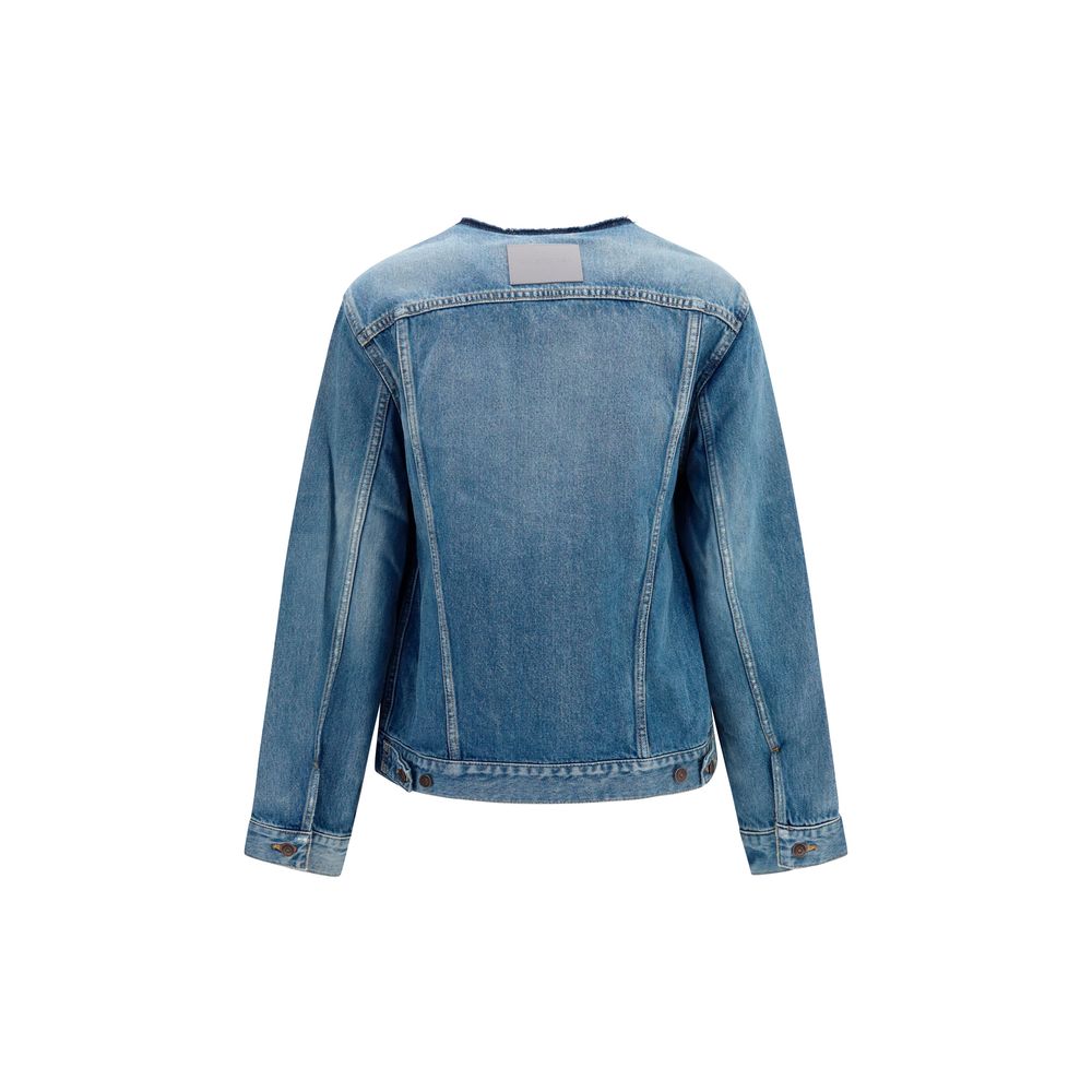 Merino Wool Hourglass Denim Jacket