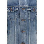 Merino Wool Hourglass Denim Jacket