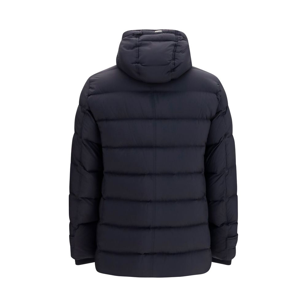 Black Polyester Down Jacket