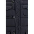 Black Polyester Down Jacket