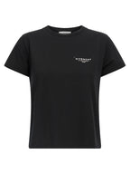 White And Black Cotton Jersey T-Shirt