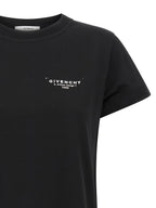 White And Black Cotton Jersey T-Shirt