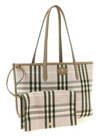 Beige Calfskin Bloomsbury Midi Tote