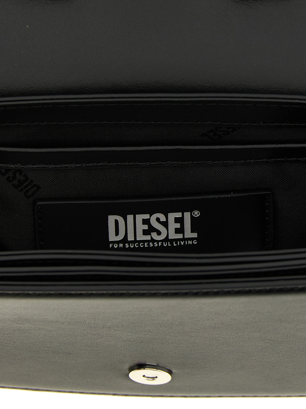 Black Cowhide 1DR Shoulder Bag