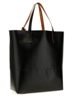 Black Polyurethane Tribeca Tote