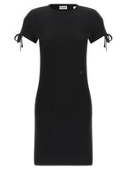 Tatiana Black Cotton Knit Dress