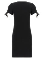 Tatiana Black Cotton Knit Dress