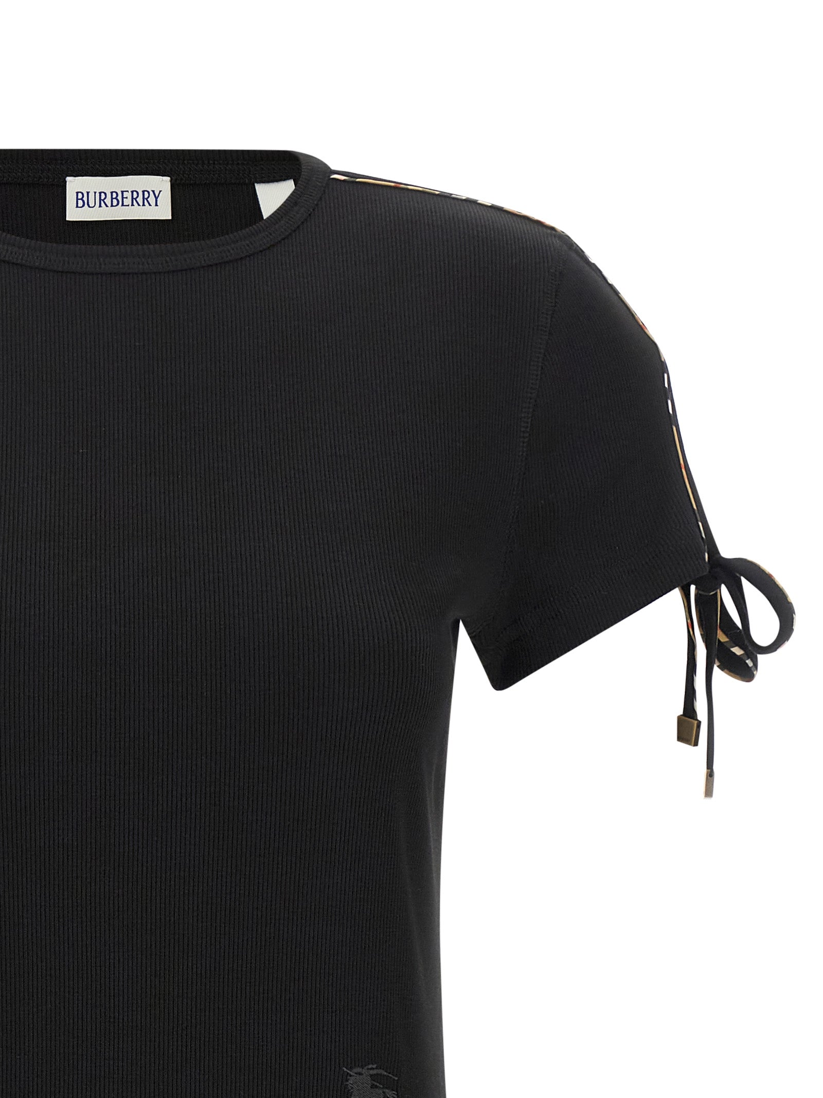 Tatiana Black Cotton Knit Dress