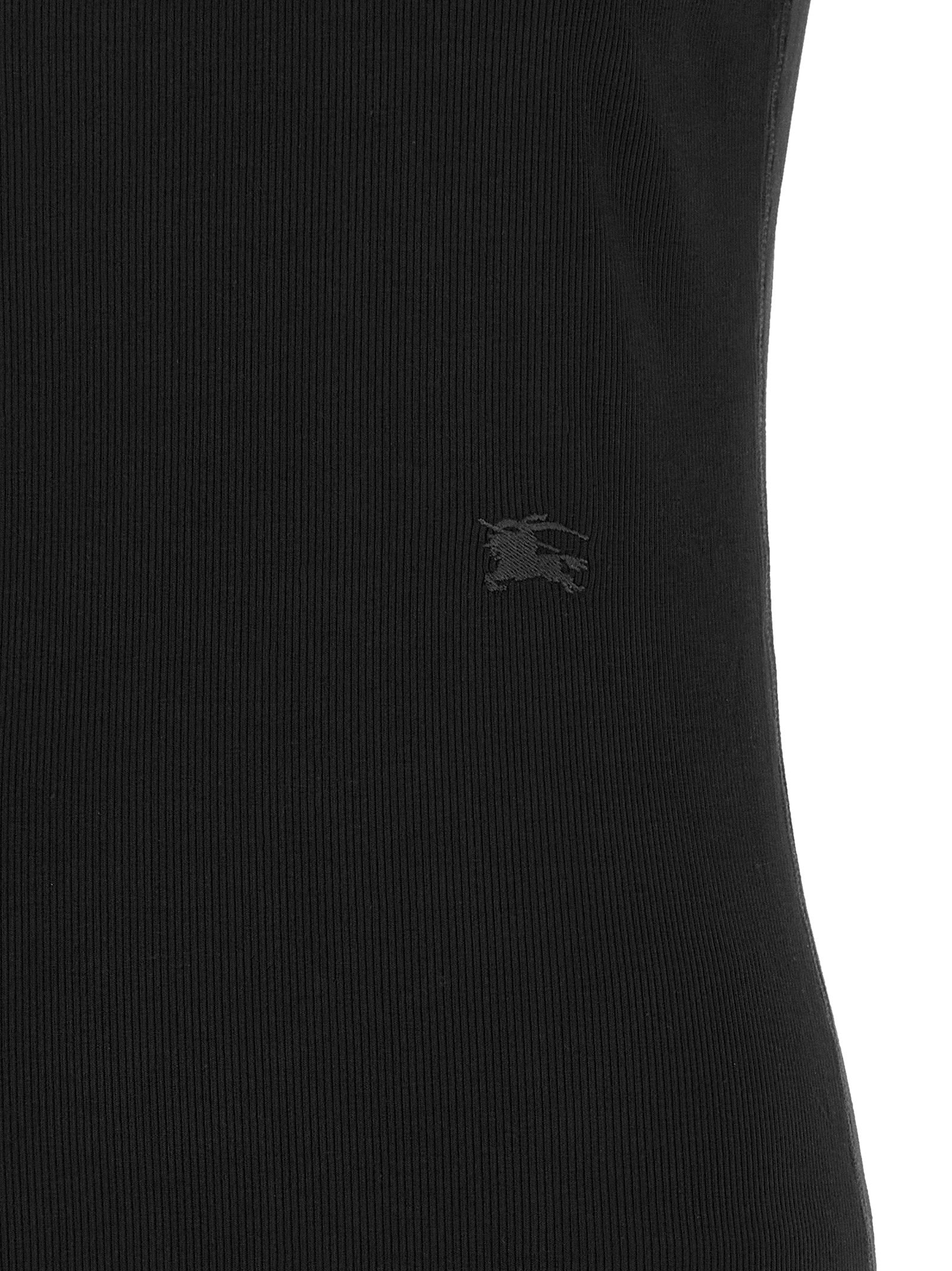 Tatiana Black Cotton Knit Dress