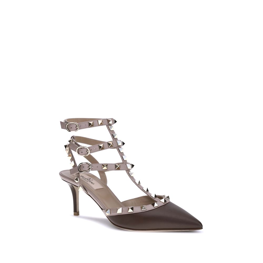 Calfskin Rockstud Pumps