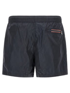 Midnight Blue Polyamide Cargo Shorts