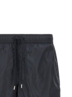 Midnight Blue Polyamide Cargo Shorts