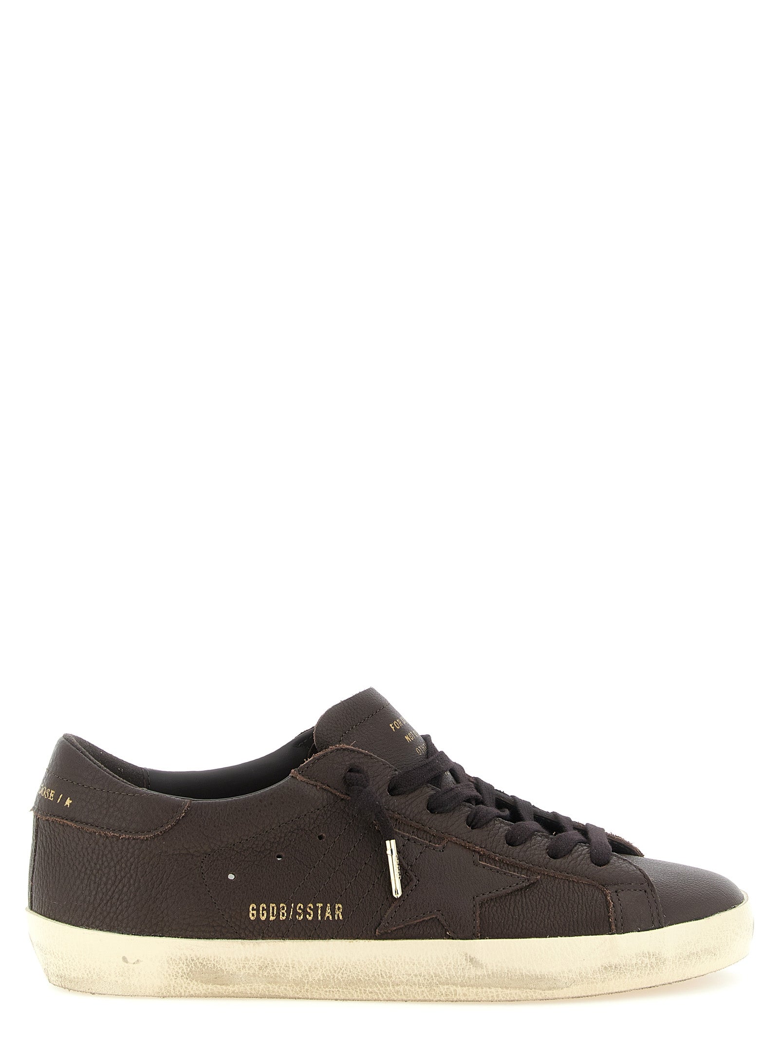 Hammered Calf Leather Super-Star Sneakers