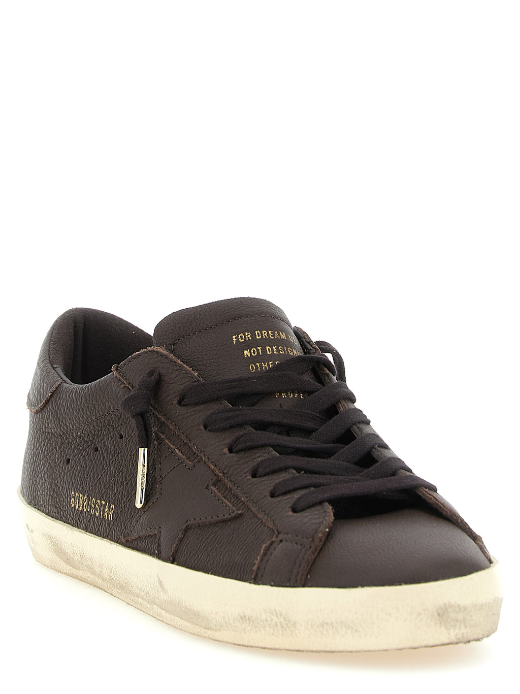 Hammered Calf Leather Super-Star Sneakers