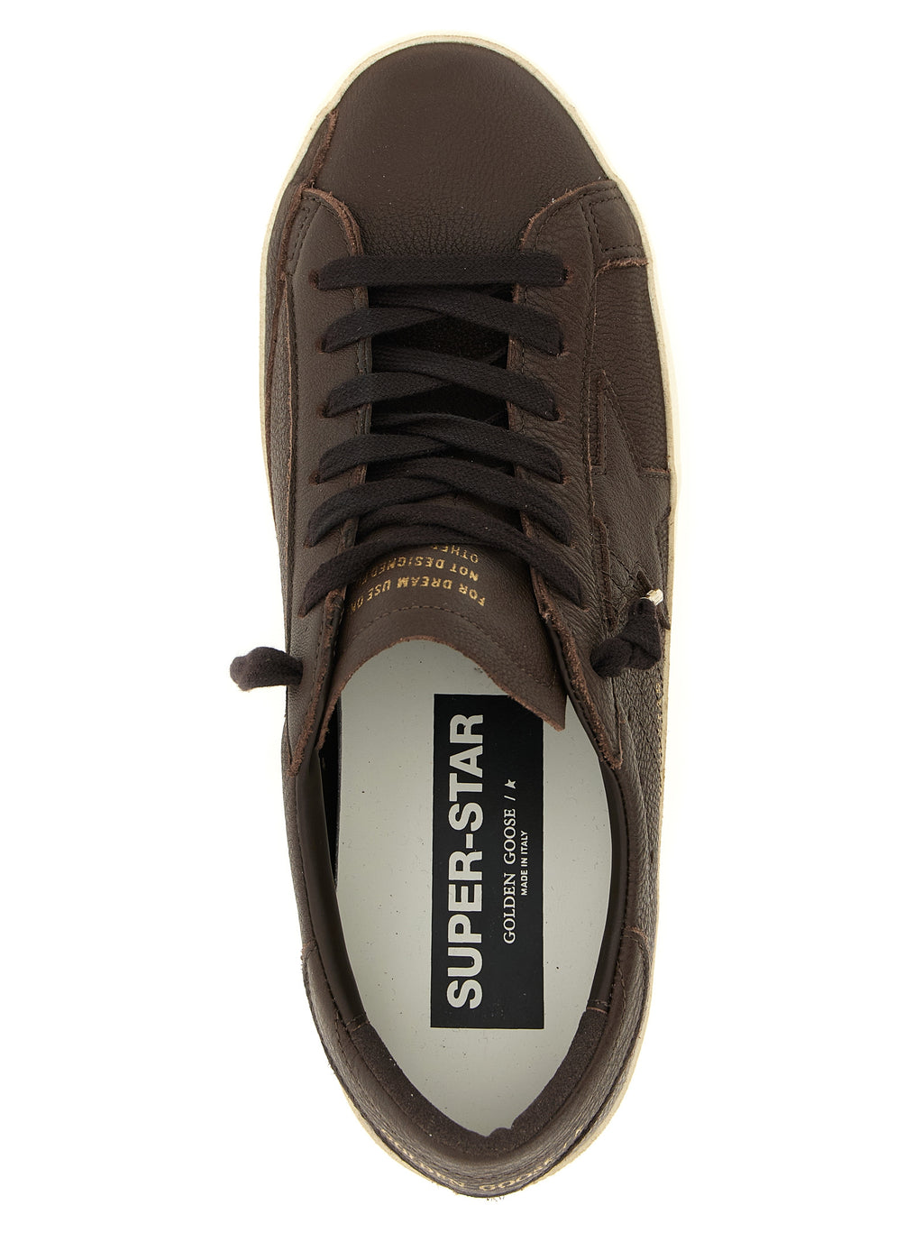 Hammered Calf Leather Super-Star Sneakers