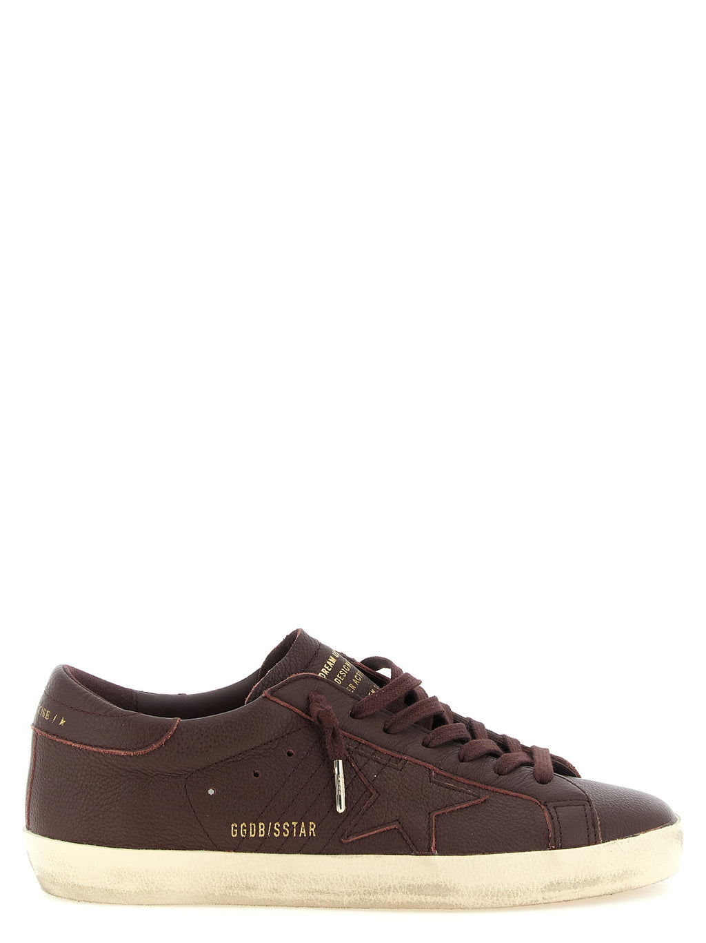 Bordeaux Cowhide Low Top Sneakers