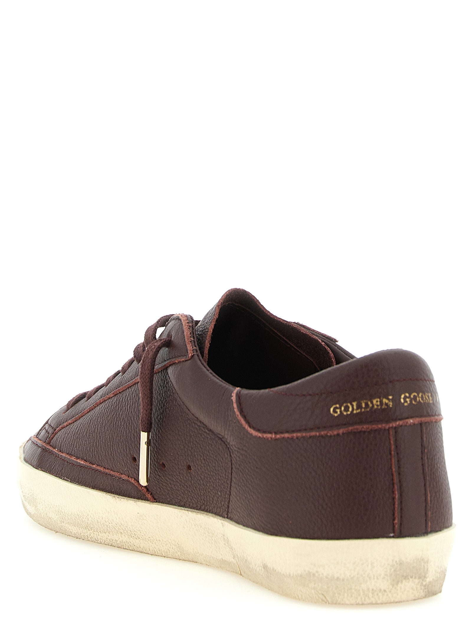 Bordeaux Cowhide Low Top Sneakers