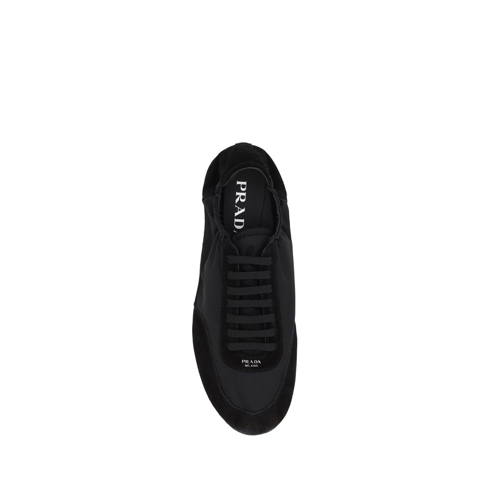 Re‑Nylon and Suede Collapse Sneakers