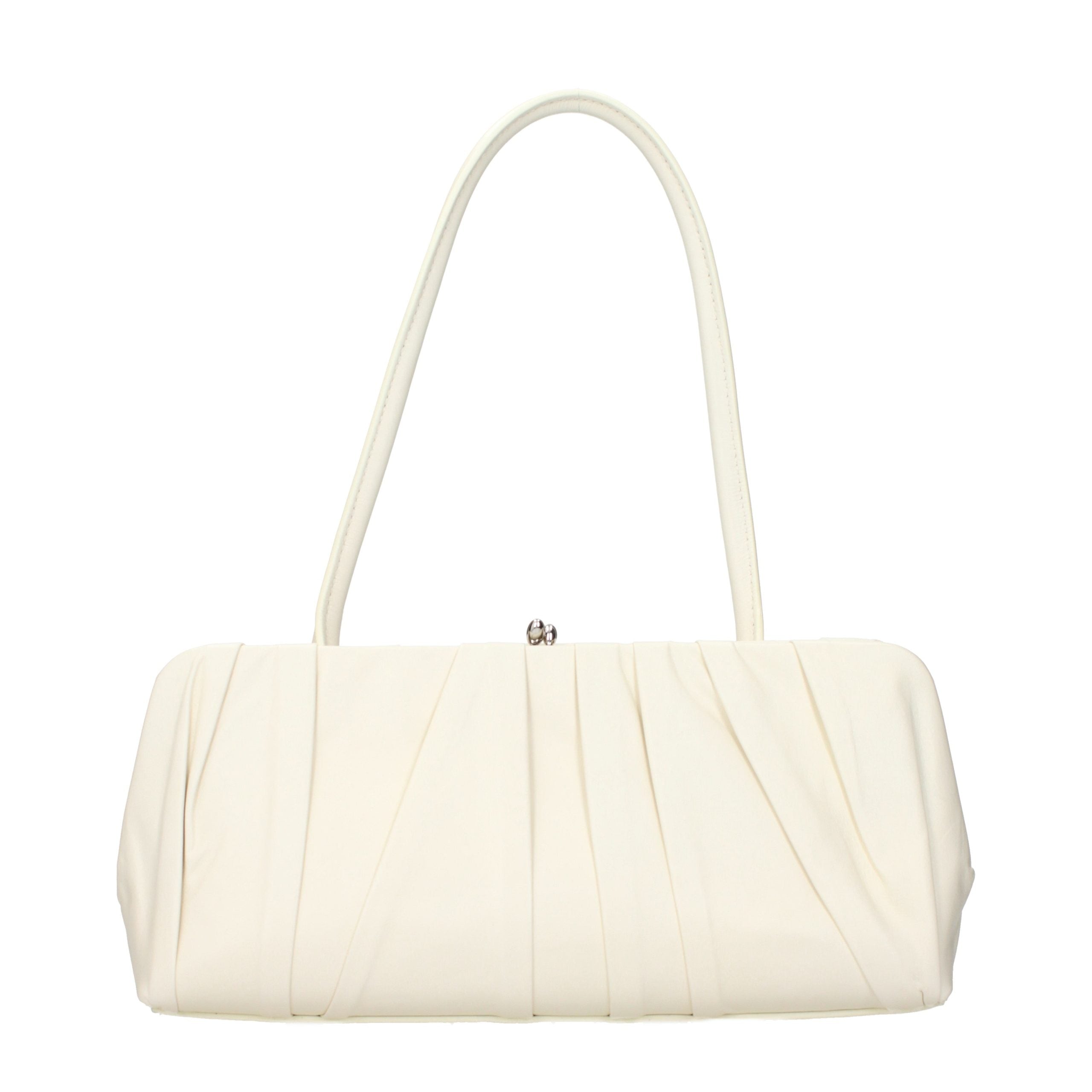 White Leather Shoulder Bag