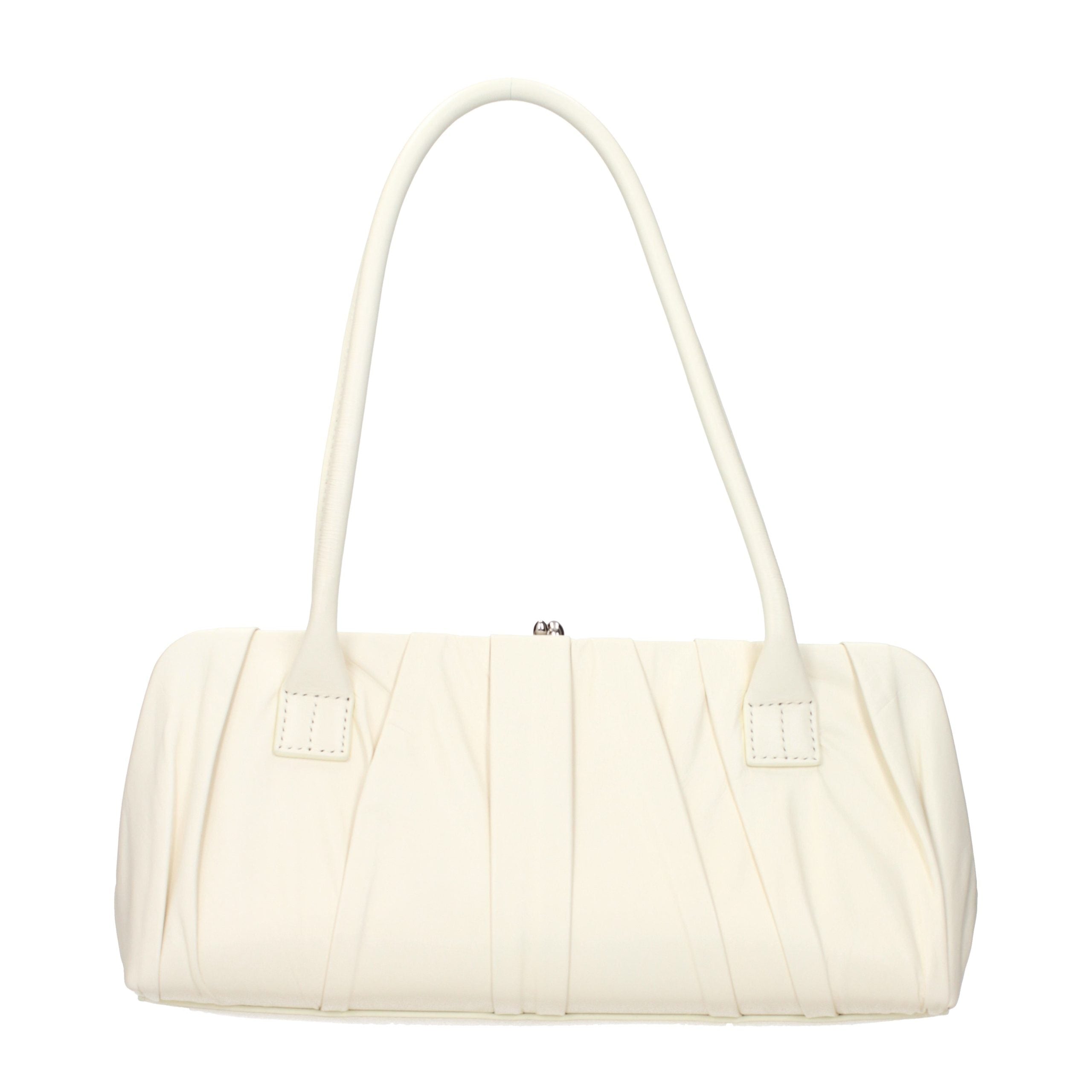 White Leather Shoulder Bag