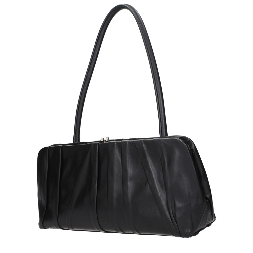 Black Leather Shoulder Bag
