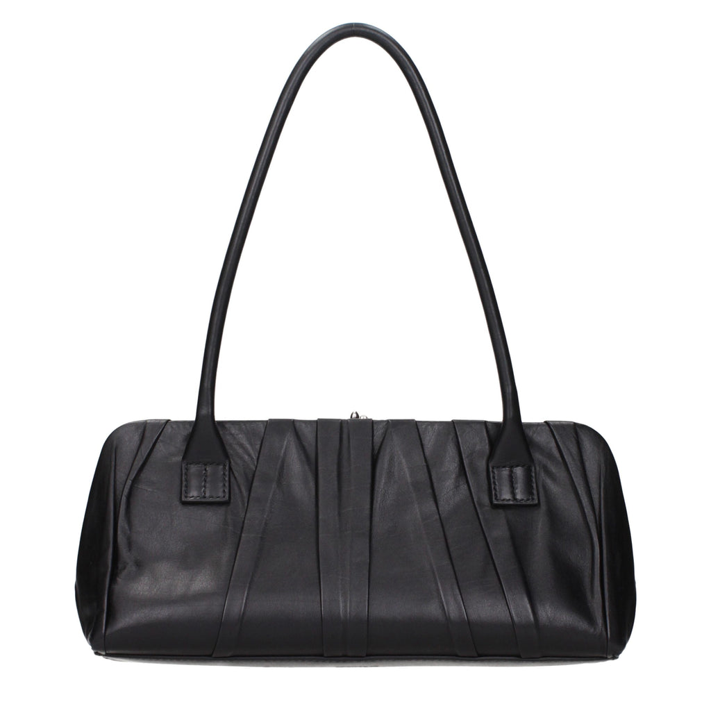 Black Leather Shoulder Bag