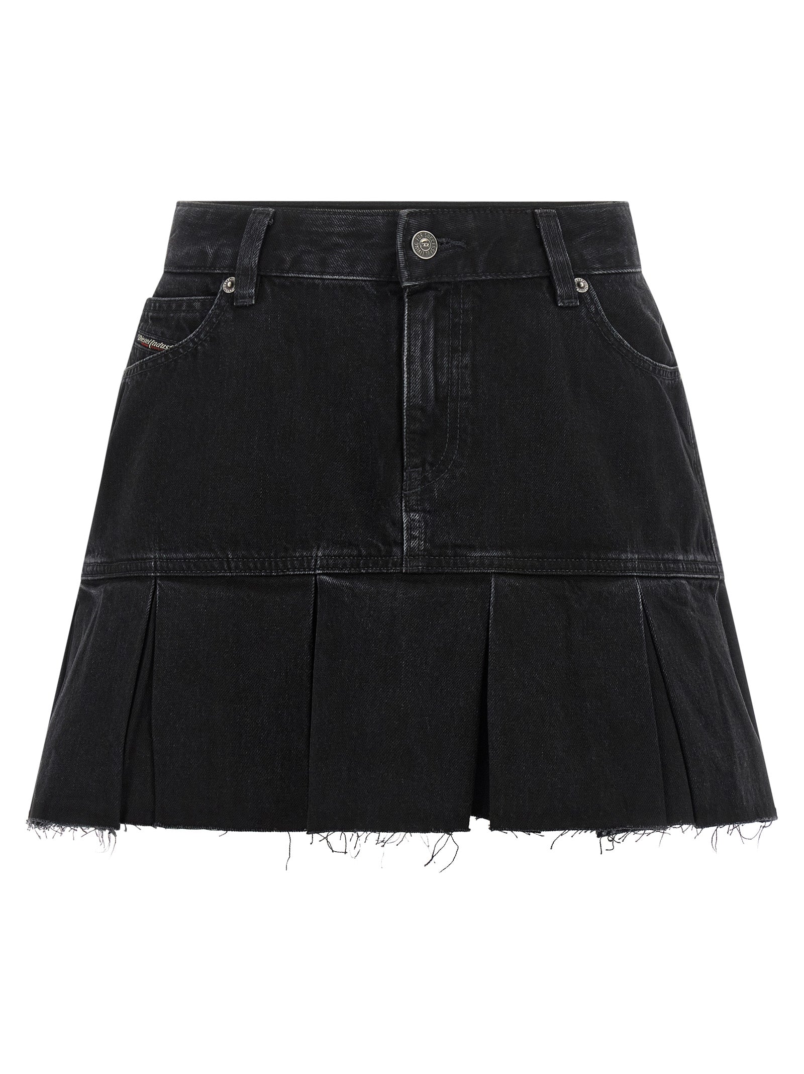 Cotton De‑Reen Mini Skirt