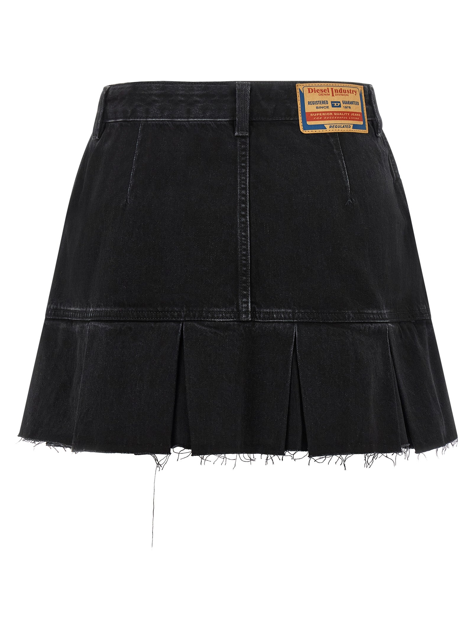 Cotton De‑Reen Mini Skirt