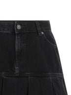 Cotton De‑Reen Mini Skirt