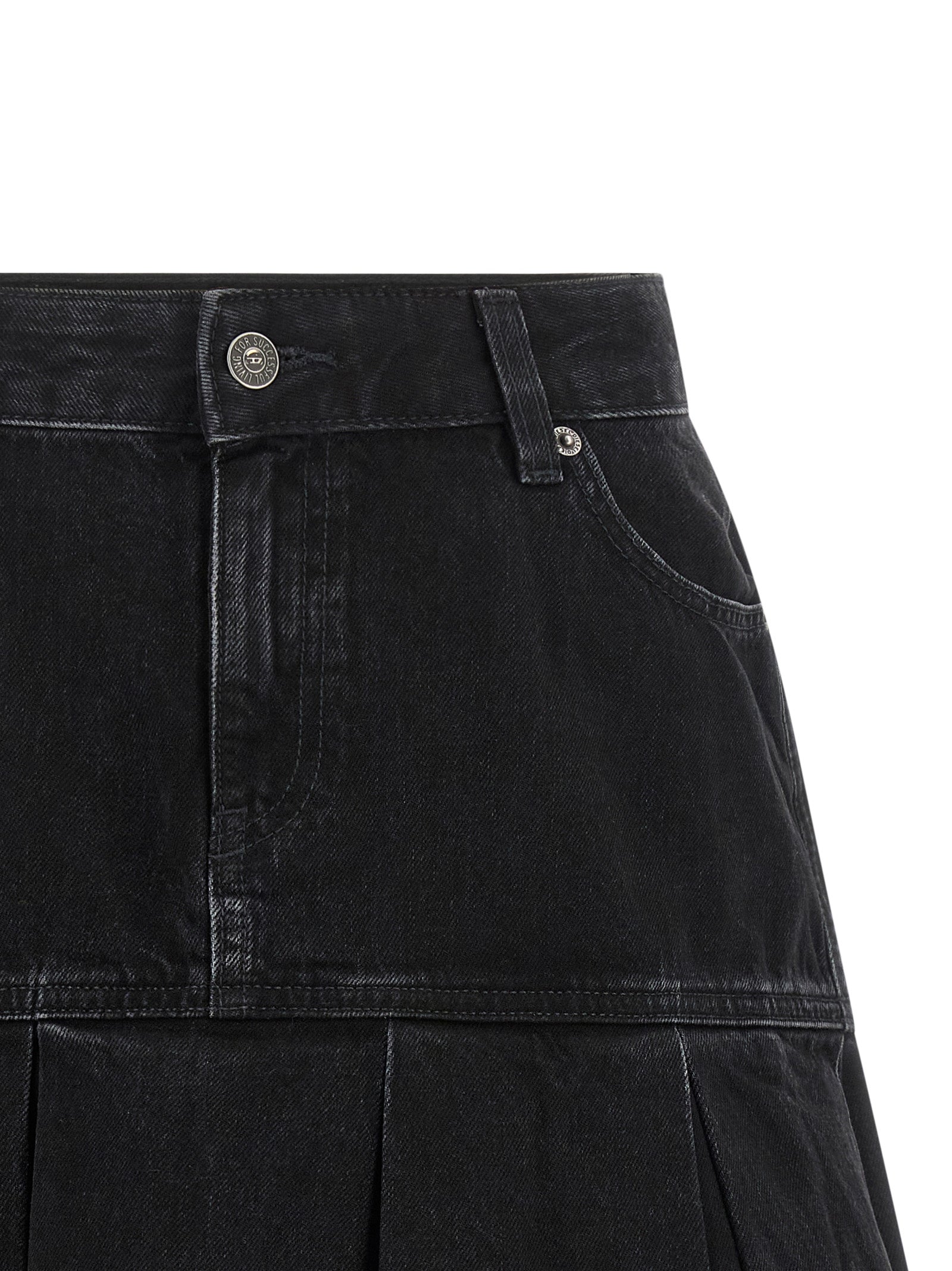 Cotton De‑Reen Mini Skirt