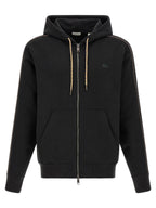 Black Cotton Hoodie